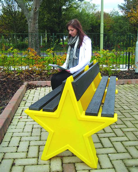 Recycled Plastic Playground Seat Tamstar Uk