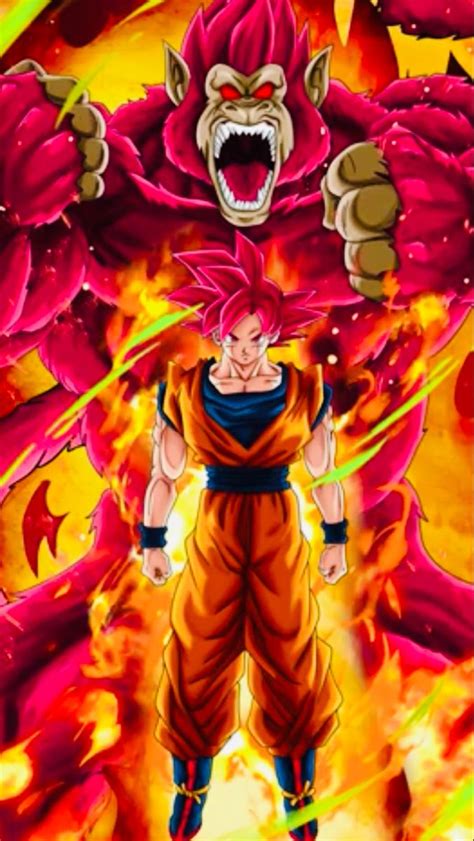 Son Goku Super Saiyan God Full Power Oozaru In 2021 Dragon Ball Super