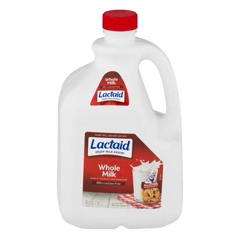 Lactaid 100 Lactose Free Whole Milk 3 Quarts 96 Fl Oz Walmart