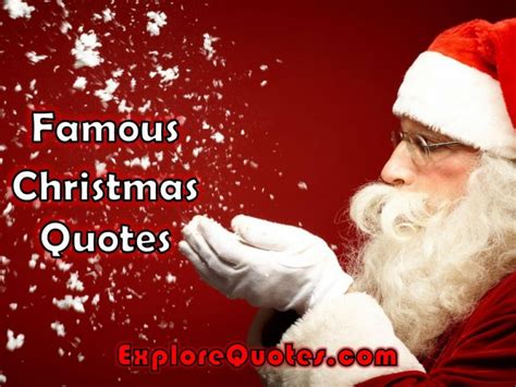Famous Christmas Quotes Explore Quotes