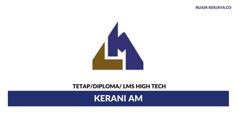 Permohonan adalah dipelawa daripada warganegara malaysia yang berkelayakan untuk mengisi kerja kosong di meatech transmedia sdn bhd. Jawatan Kosong Terkini LMS High Tech ~ Kerani AM • Kerja ...