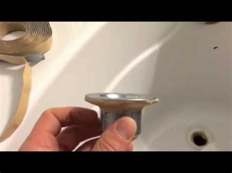 How to replace drain in bath tub - YouTube