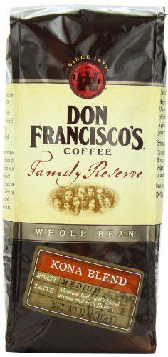 They do it all from start to finish, growing, picking, drying and roasting kona coffee. Don Francisco Family Reserve Kona Blend Ground Coffee 12 ...