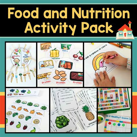 6 Printable Food and Nutrition Activities for Preschoolers