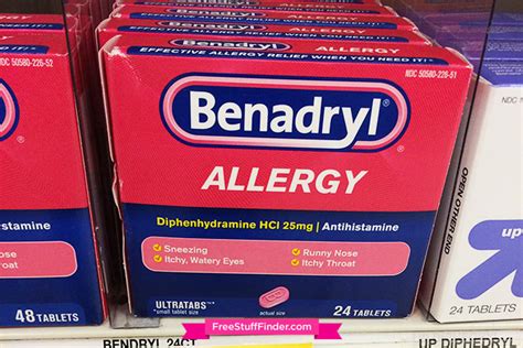 Hot 237 Reg 449 Benadryl Allergy Tablets At Target
