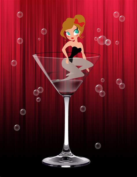 Pin Up Martini By Marykms On Deviantart