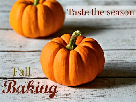 Fall Baking Recipe Round Up