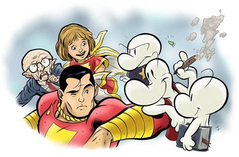 Shazam And Bone By Jeff Smith Bone Comic Comic Books Art Comic Art