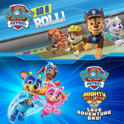 Paw Patrol On A Roll Patrol Patrol Mighty Pups Save Adventure Bay