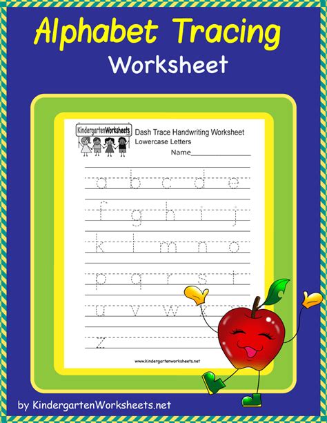 Handwriting Practice Worksheetdash Trace Handwriting Worksheet