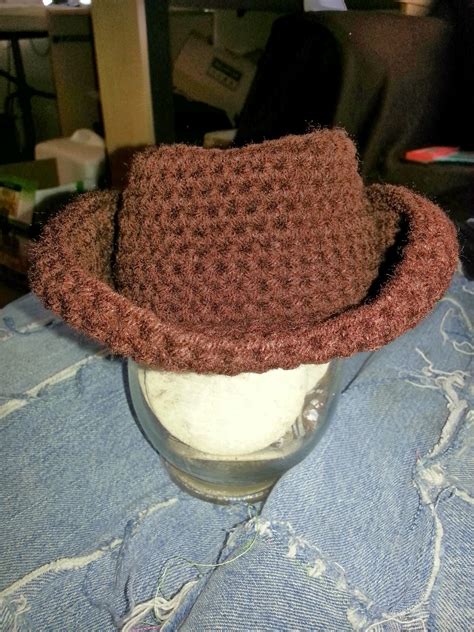 Return To The Simple Live Laugh And Love Crochet Cowboy Hat