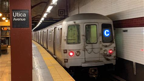 These cars, as well as the previous r44 were 75 feet (23 m) long. MTA Subway | R46 & R179 (A)&(C) Train Action @ Utica Avenue - YouTube
