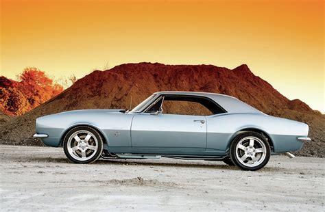 1967 Chevrolet Camaro Is A Baby Blue Bow Tie Hot Rod Network
