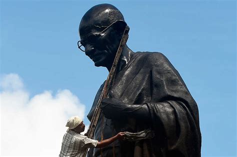 Gandhi Is Deeply Revered But His Attitudes On Race And Sex Are Under