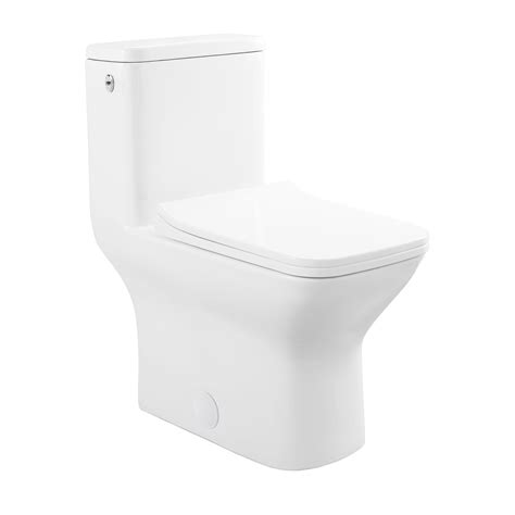 Carré One Piece Square Toilet Dual Flush 1116 Gpf Touchless Swiss