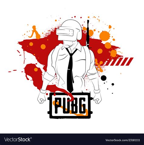 Playerunknowns Battlegrounds Pubg Royalty Free Vector Image