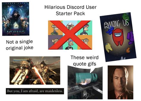 Hilarious Discord User Starter Pack Rstarterpacks