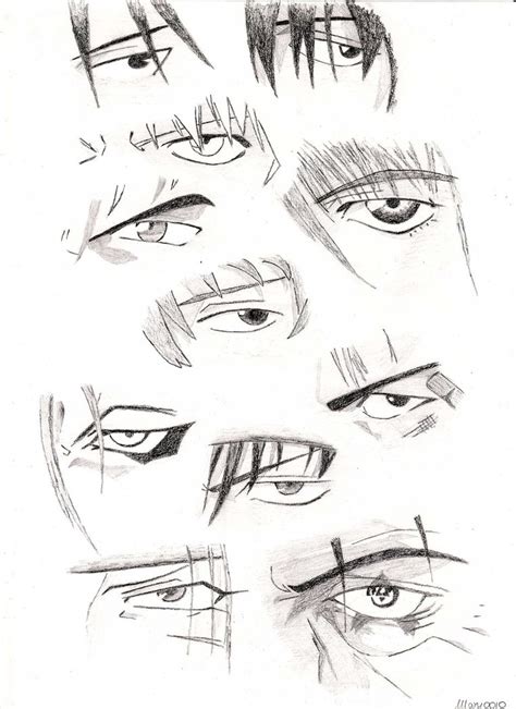 Male Characters Anime Eyes By Marivel87 On Deviantart