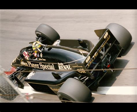 Lotus 97t Renault V6 Turbo F1 Race Car Driven By Ayrton Senna In 1985 Part 1985 Vehicles