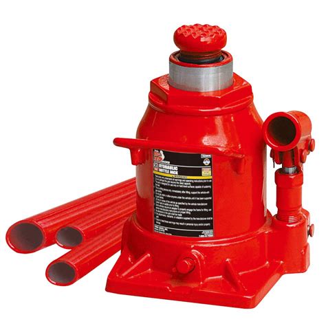 Big Red T A Torin Hydraulic Stubby Low Profile Welded Bottle Jack Ton Lb