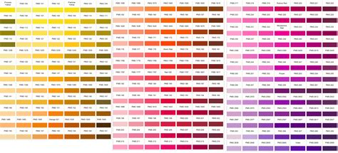 Pantones Pantone Color Chart Color Palette Challenge Color Mixing Chart
