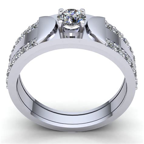 2ct Round Diamond Mens Bridal Solitaire Engagement Ring 14k Gold Ebay
