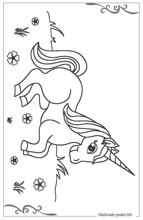 Jednorožce Omalovánky Pro Děti Unicorn Coloring Pages Coloring Pages