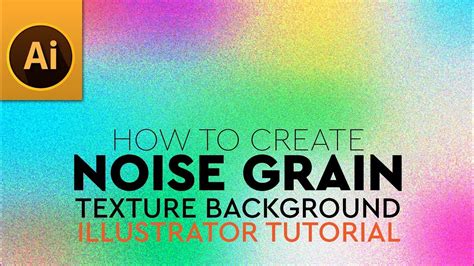 How To Create Colourful Noise Grain Texture Background In Adobe