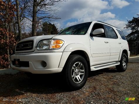 2003 Natural White Toyota Sequoia Limited 4wd 118458770 Photo 28