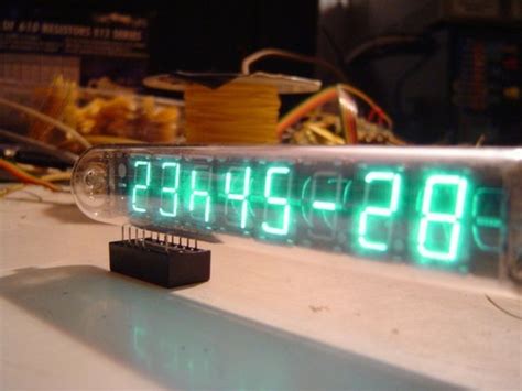 Russian Vacuum Tube Clock