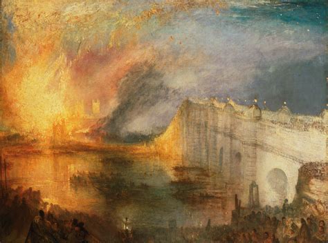 Great London Art The Burning Of The Houses Of Lords And Commons By
