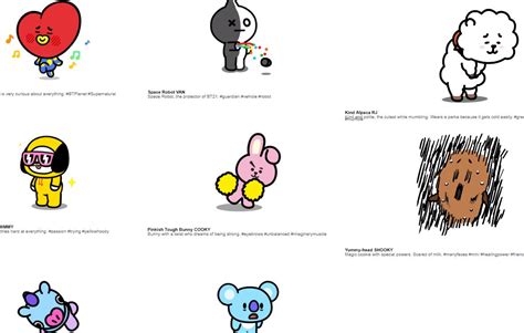 Bt21 is the first project of line friends creators. BTS National on Twitter: "171024 BT21 Characters Details ...