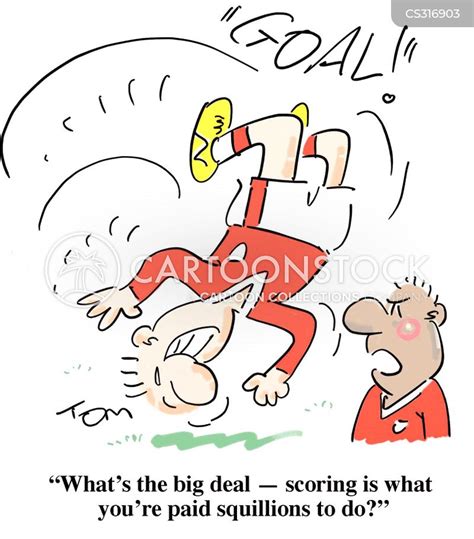 Goal Celebrations Cartoons And Comics Funny Pictures From Cartoonstock