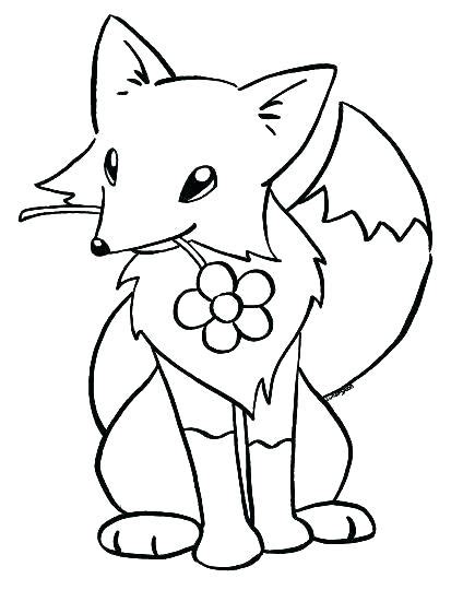 Printable Fox Coloring Pages At Free