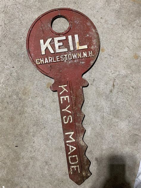 Vintage Keil Keys Made Sign - Charlestown NH | #4405523274