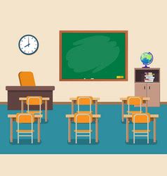 Download classroom cartoon stock photos. Cartoon empty school college classroom Royalty Free Vector