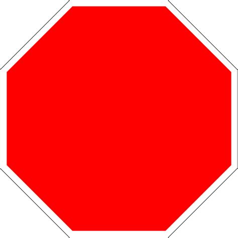 Fileblank Stop Sign Octagonsvg Wikiversity
