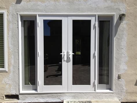 Milgard Tuscany Outswing French Door With Operating Inswing Sidelights