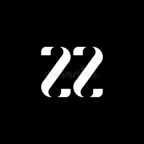 zz z z letter logo design initial letter zz uppercase monogram logo white color zz logo z z