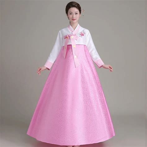 Ez Sofei Traditional Long Sleeve Korean Hanbok Dress For Women Cosplay