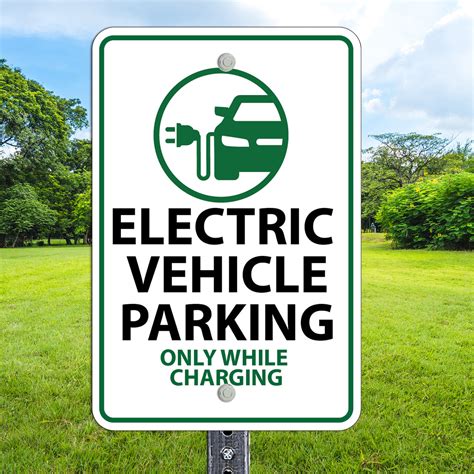 Electric Vehicle Parking Sign