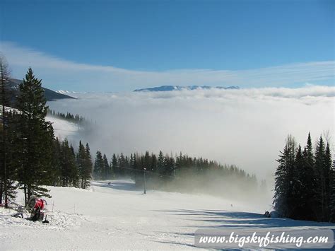 Approaching The Clouds At Whitefish Mountain Resort