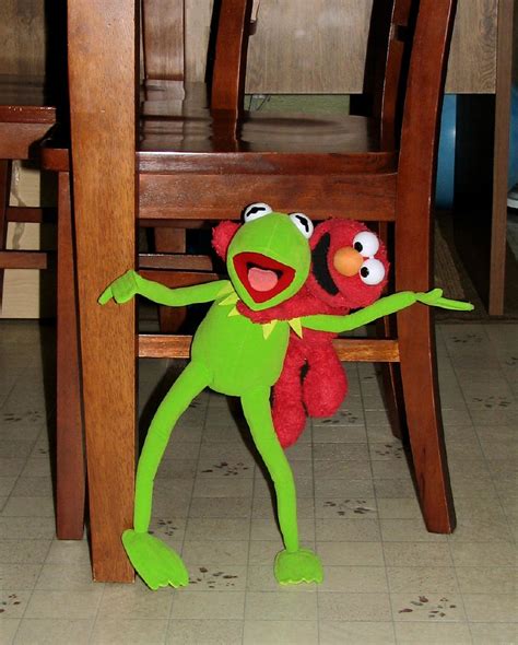 Kermit The Frog And Elmo Sesame Street Strangler Flickr