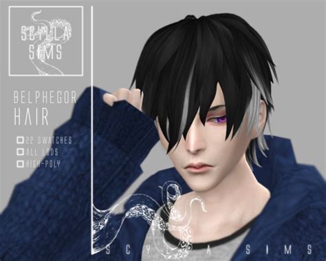 Long Anime Hair Sims 4 Cc Firmhor