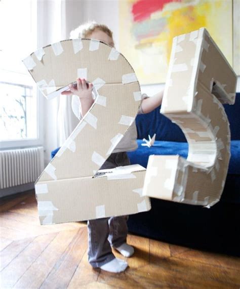 Diy Make Your Own Life Size Cardboard Lettersnumbers Love This Great