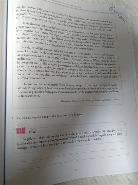 Escreva A Seguir Palavras Chaves Que Em Geral Estão Presentes