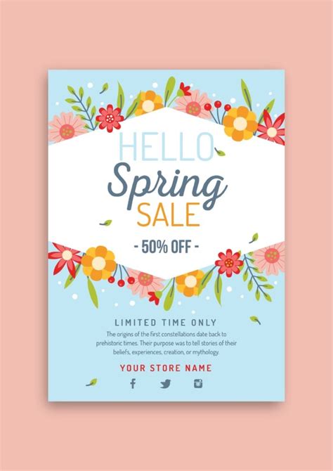 Spring Flyer Templates To Edit Online For Free Wepik