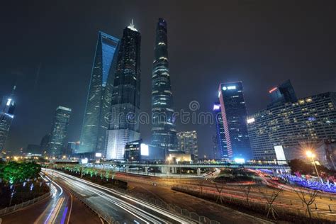 Three Tallest Buildings In Shanghai Editorial Photography Image Of