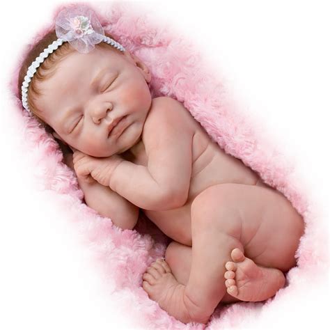 Ashton Drake Cuddle Me Lifelike Newborn Baby Doll By