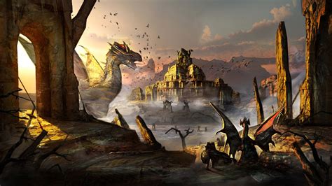 Fantasy Dragon 4k Ultra Hd Wallpaper By Joseph C Knight